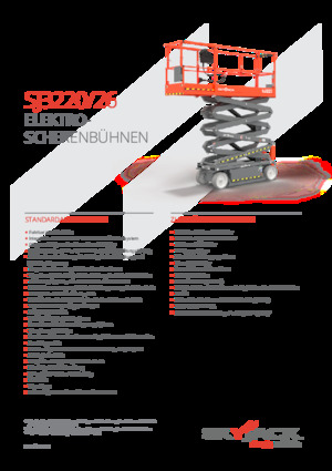 Piattaforme aeree verticali a pantografo su ruote Skyjack SJ3226 