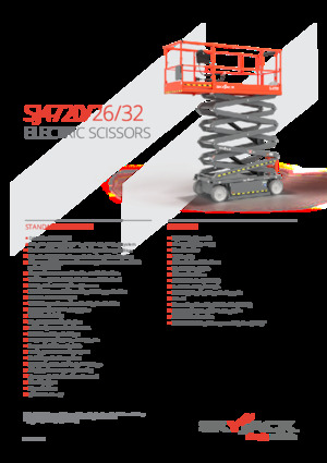 Piattaforme aeree verticali a pantografo su ruote Skyjack SJ4732 