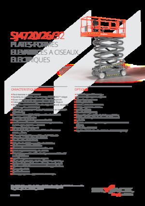 Piattaforme aeree verticali a pantografo su ruote Skyjack SJ4732 