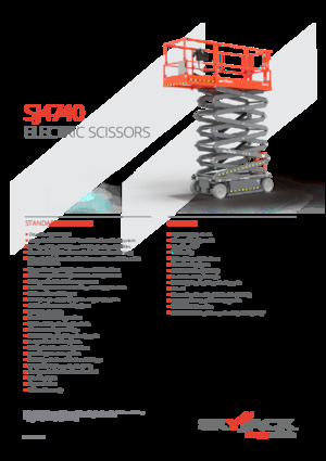 Piattaforme aeree verticali a pantografo su ruote Skyjack SJ4740 