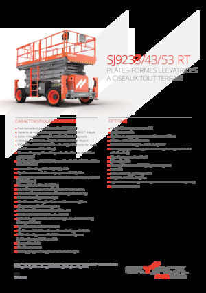 Piattaforme aeree verticali a pantografo su ruote Skyjack SJ9243 RT