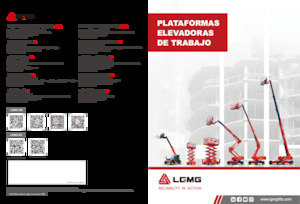 Piattaforme aeree verticali a pantografo su ruote LGMG  SR1018E-2