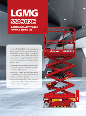 Piattaforme aeree verticali a pantografo su ruote LGMG  SS0507E 