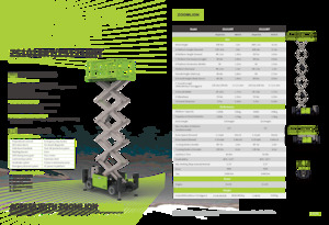 Piattaforme aeree verticali a pantografo su ruote Zoomlion ZS1018RT
