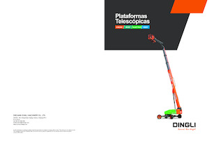 Piattaforme aeree telescopiche gommate Dingli BT34HRT