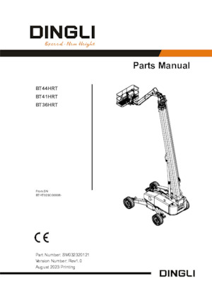 Piattaforme aeree telescopiche gommate Dingli BT41HRT