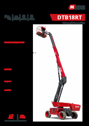 Piattaforme aeree telescopiche gommate MAGNI DTB18RT