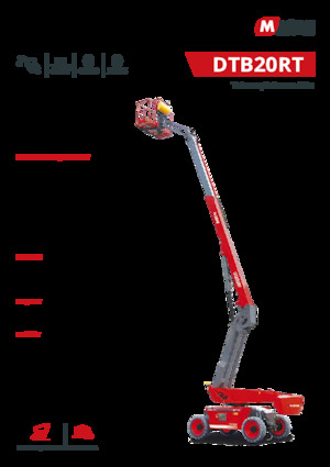 Piattaforme aeree telescopiche gommate MAGNI DTB20RT