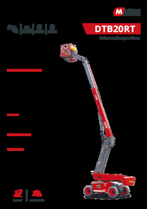 Piattaforme aeree telescopiche gommate MAGNI DTB20RT