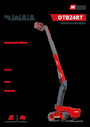Piattaforme aeree telescopiche gommate MAGNI DTB24RT
