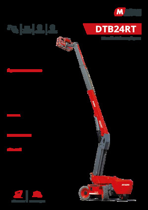 Piattaforme aeree telescopiche gommate MAGNI DTB24RT