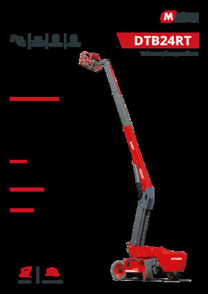 Piattaforme aeree telescopiche gommate MAGNI DTB24RT