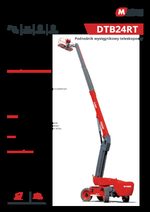 Piattaforme aeree telescopiche gommate MAGNI DTB24RT