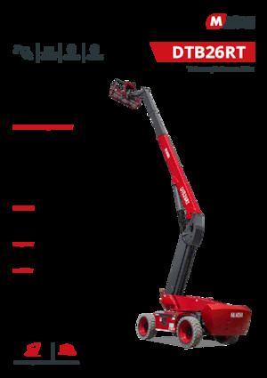 Piattaforme aeree telescopiche gommate MAGNI DTB26RT
