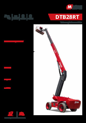 Piattaforme aeree telescopiche gommate MAGNI DTB28RT
