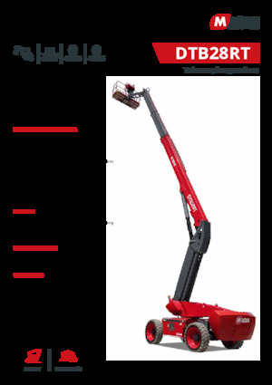 Piattaforme aeree telescopiche gommate MAGNI DTB28RT