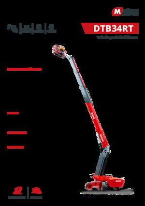 Piattaforme aeree telescopiche gommate MAGNI DTB34RT