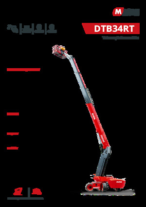 Piattaforme aeree telescopiche gommate MAGNI DTB34RT