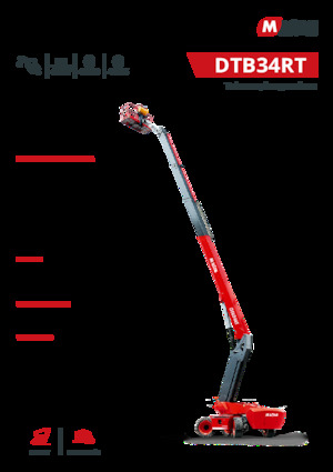 Piattaforme aeree telescopiche gommate MAGNI DTB34RT