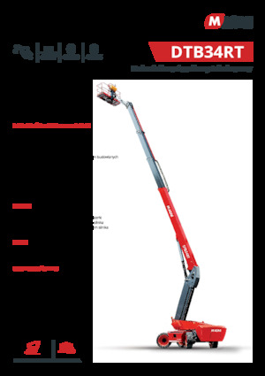 Piattaforme aeree telescopiche gommate MAGNI DTB34RT