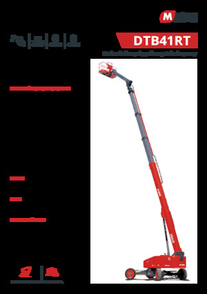 Piattaforme aeree telescopiche gommate MAGNI DTB41RT