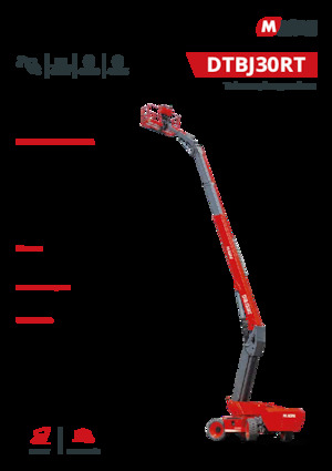 Piattaforme aeree telescopiche gommate MAGNI DTBJ30RT