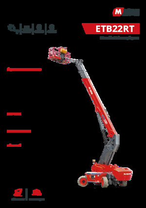 Piattaforme aeree telescopiche gommate MAGNI ETB22RT