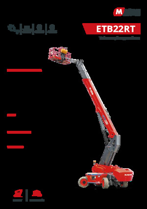 Piattaforme aeree telescopiche gommate MAGNI ETB22RT