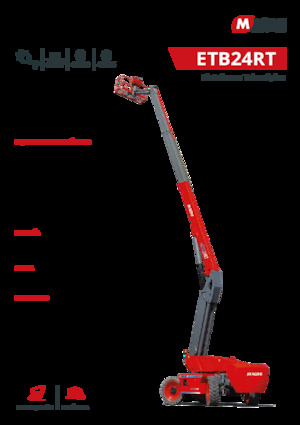 Piattaforme aeree telescopiche gommate MAGNI ETB24RT