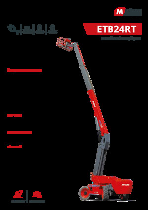 Piattaforme aeree telescopiche gommate MAGNI ETB24RT