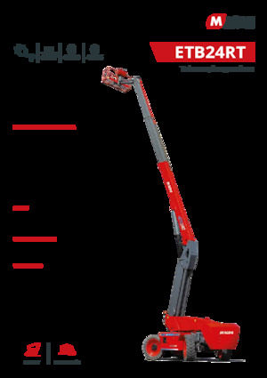 Piattaforme aeree telescopiche gommate MAGNI ETB24RT