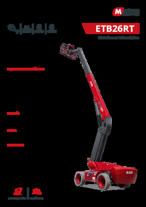 Piattaforme aeree telescopiche gommate MAGNI ETB26RT