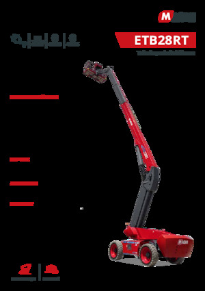 Piattaforme aeree telescopiche gommate MAGNI ETB28RT