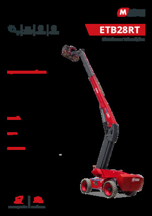 Piattaforme aeree telescopiche gommate MAGNI ETB28RT