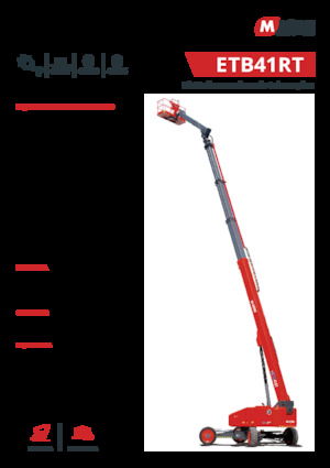 Piattaforme aeree telescopiche gommate MAGNI ETB41RT