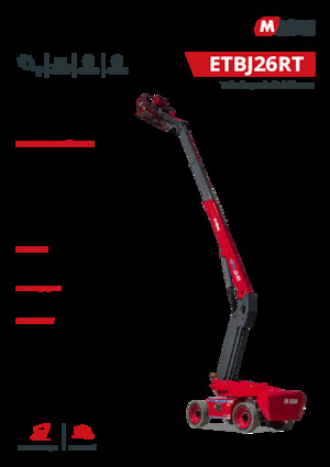 Piattaforme aeree telescopiche gommate MAGNI ETBJ26RT