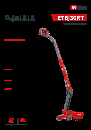Piattaforme aeree telescopiche gommate MAGNI ETBJ30RT