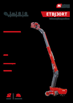 Piattaforme aeree telescopiche gommate MAGNI ETBJ30RT