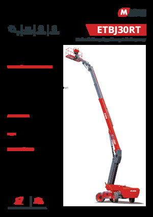 Piattaforme aeree telescopiche gommate MAGNI ETBJ30RT