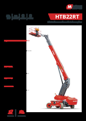 Piattaforme aeree telescopiche gommate MAGNI HTB22RT