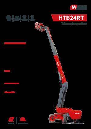 Piattaforme aeree telescopiche gommate MAGNI HTB24RT