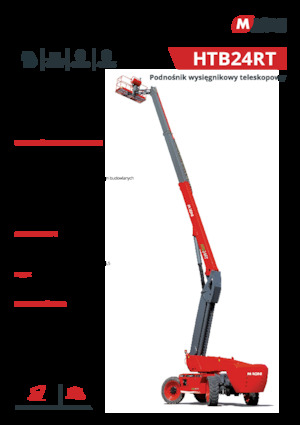 Piattaforme aeree telescopiche gommate MAGNI HTB24RT