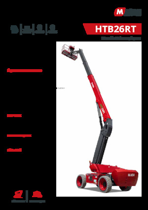 Piattaforme aeree telescopiche gommate MAGNI HTB26RT