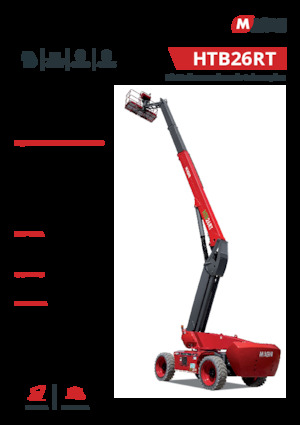 Piattaforme aeree telescopiche gommate MAGNI HTB26RT