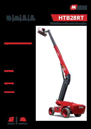 Piattaforme aeree telescopiche gommate MAGNI HTB28RT