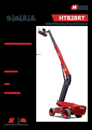 Piattaforme aeree telescopiche gommate MAGNI HTB28RT