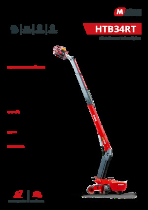 Piattaforme aeree telescopiche gommate MAGNI HTB34RT