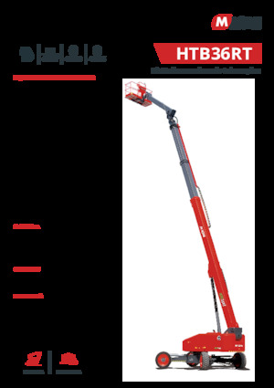 Piattaforme aeree telescopiche gommate MAGNI HTB36RT
