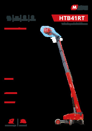 Piattaforme aeree telescopiche gommate MAGNI HTB41RT