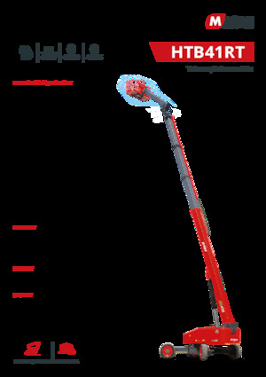 Piattaforme aeree telescopiche gommate MAGNI HTB41RT